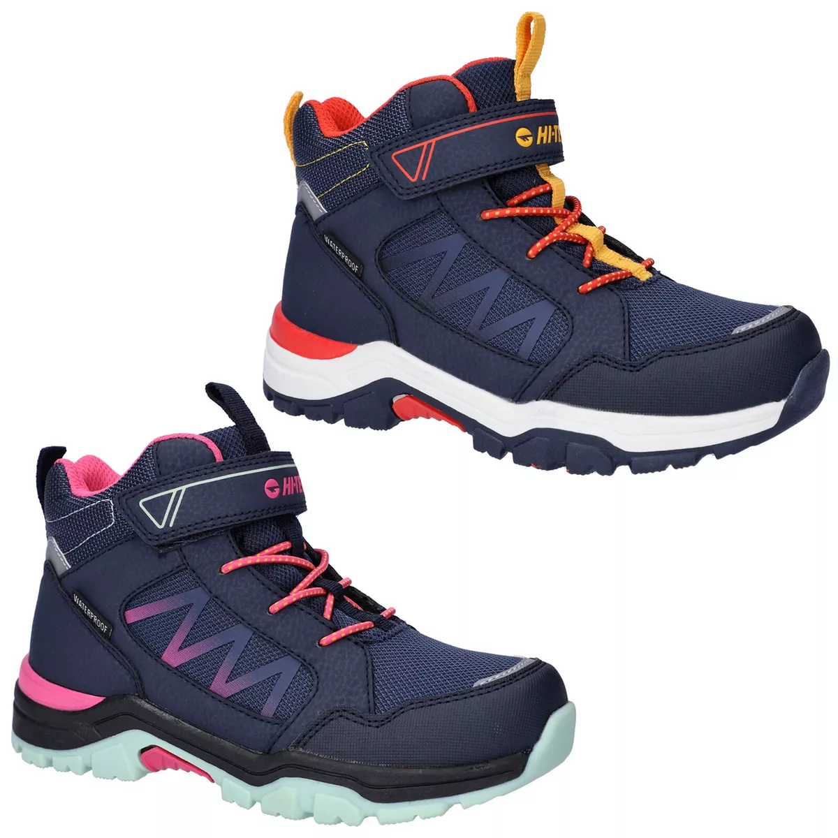 Hi Tec Kids Walking Boots Vegan Lightweight Waterproof Comfort