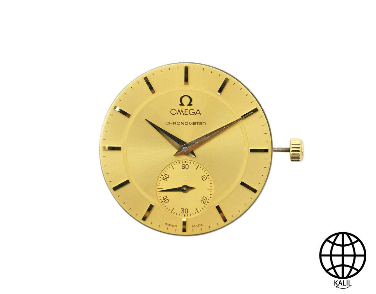 OMEGA Chrono Men Hand-Wound Cal.652 Gold Small Sec Movement