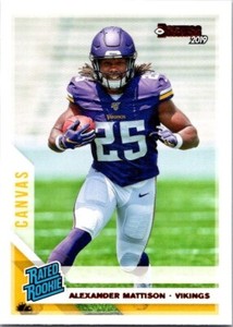 2019 Donruss Rated Rookie CANVAS #331 Alexander Mattison - Minnesota Vikings