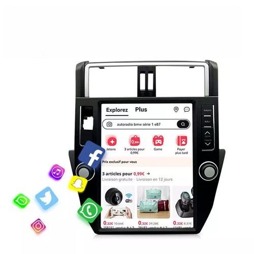 12.1" For Toyota Prado 2010-2013 Android 14 Car Radio Stereo Carplay GPS Navi - Bild 9 von 15