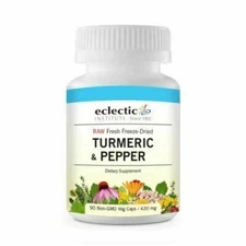 Turmeric & Pepper  90 Caps By Eclectic Herb