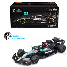 Bburago 1:43 F1 Mercedes-AMG F1 W15 63 George Russell with Display Case