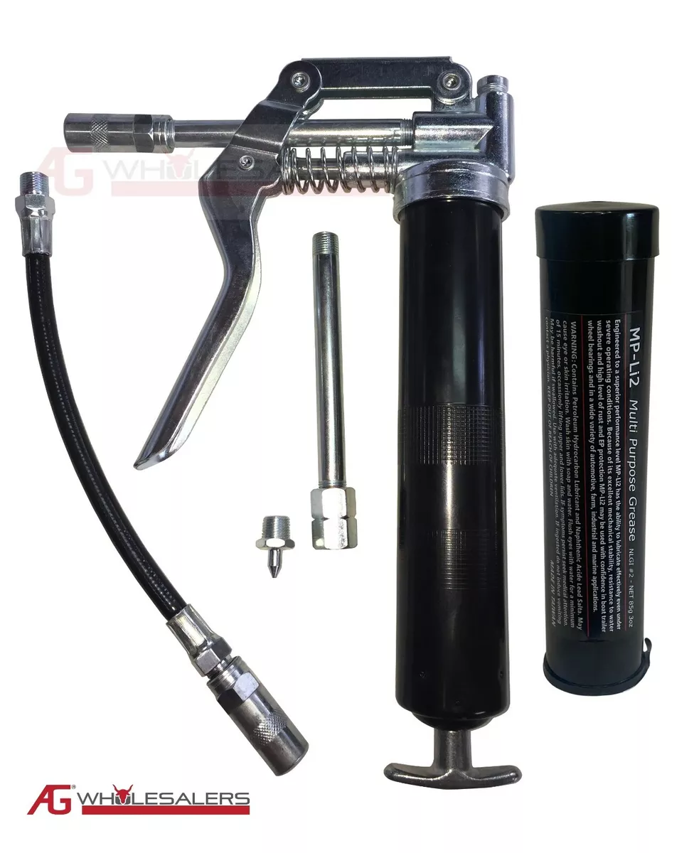 Mini Grease Gun 2 Way 3oz 85g Cartridge Accs Industrial