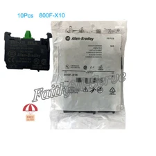 10 PCS Normally Open Contact Block 690V 10A For Allen-Bradley 800F-X10 Series A