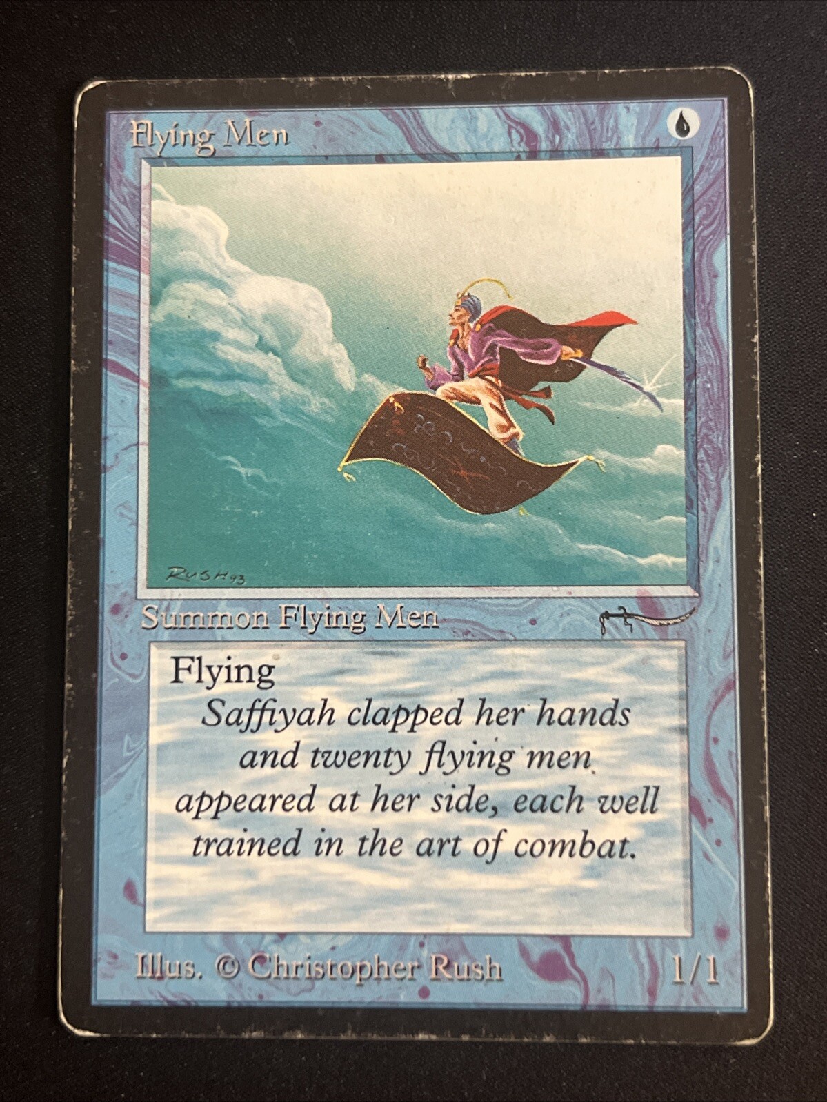 1x Flying Men Arabian Nights HP/MP Old School MTG Magic the Gathering x1 MKE