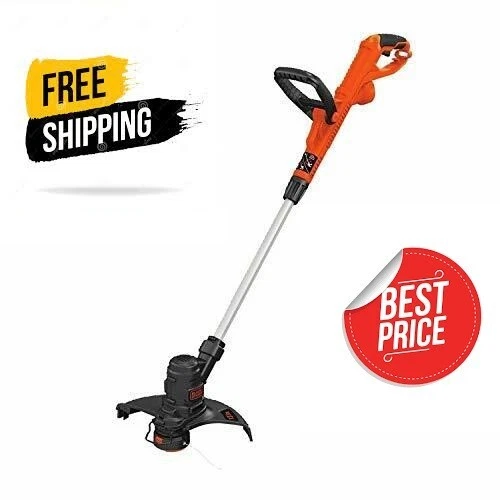 13in Black+Decker Corded Electric String Trimmer Weed Eater Wacker