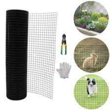 1"x1" Hardware Cloth Welded Wire Fence Vinyl Coated 16 Gauge Chicken Rabbit Mesh