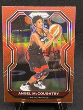2021 Panini Prizm WNBA Angel McCoughtry Red Prizm /299 Las Vegas Aces ATL Dream