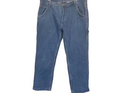 Key Men Key Men’s Straight Leg Fleece Insulated Carpenter Work Blue 40 x 30 ...