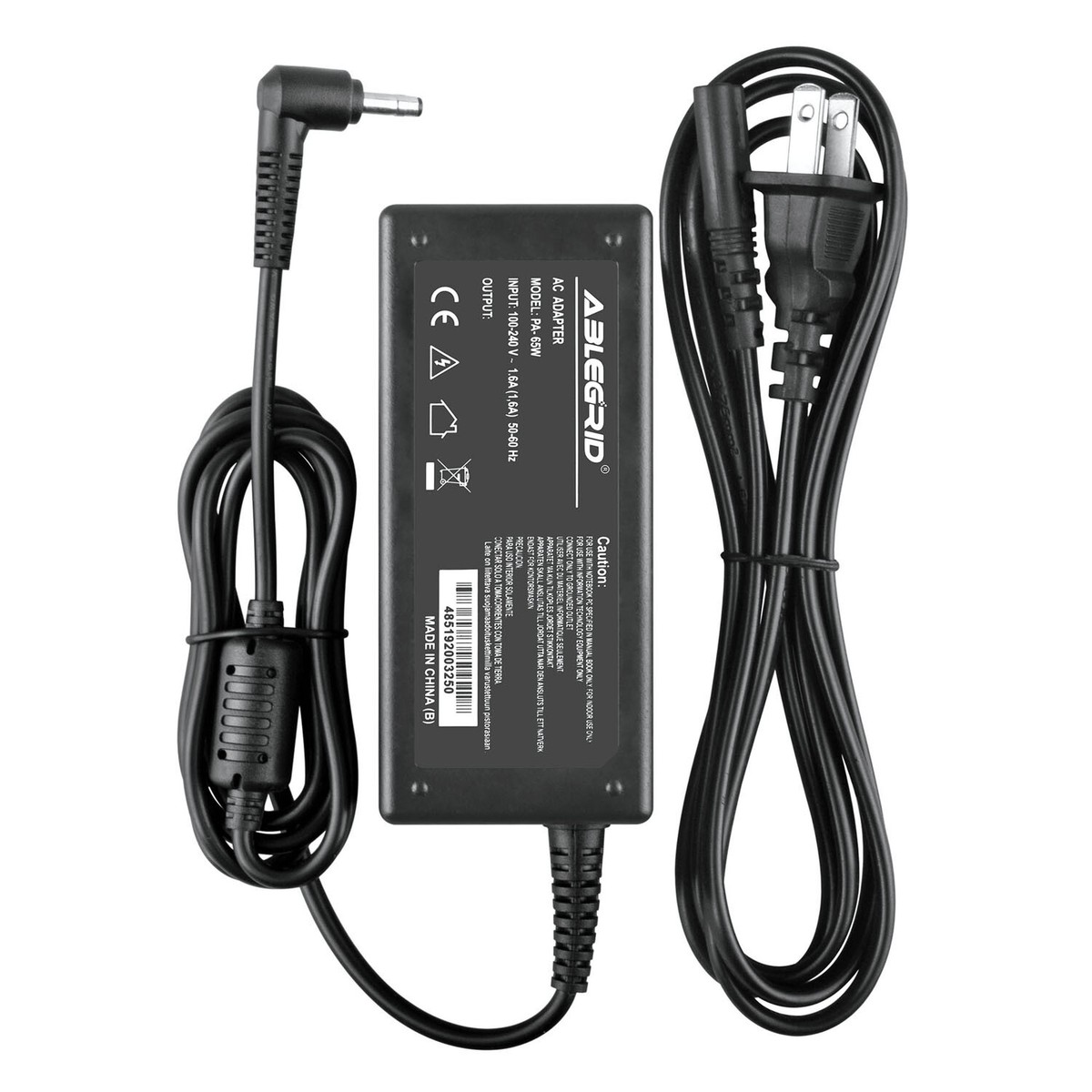 AC Adapter Charger for Lenovo IdeaPad 15IIL05 81YK000SUS