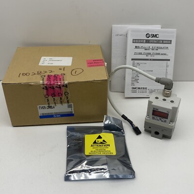 SMC ITV1011-21N1BL4 Regulator NPN 14.5PSI, 12-15VDC Power, 0-5V Control, 1/8 NPT