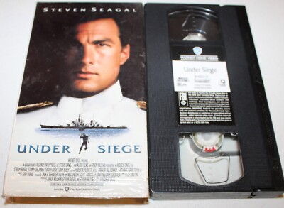 #ad #ad Under Siege VHS 1993 Steven Seagal Damian Chapa Troy Evans Action Thriller $6.50