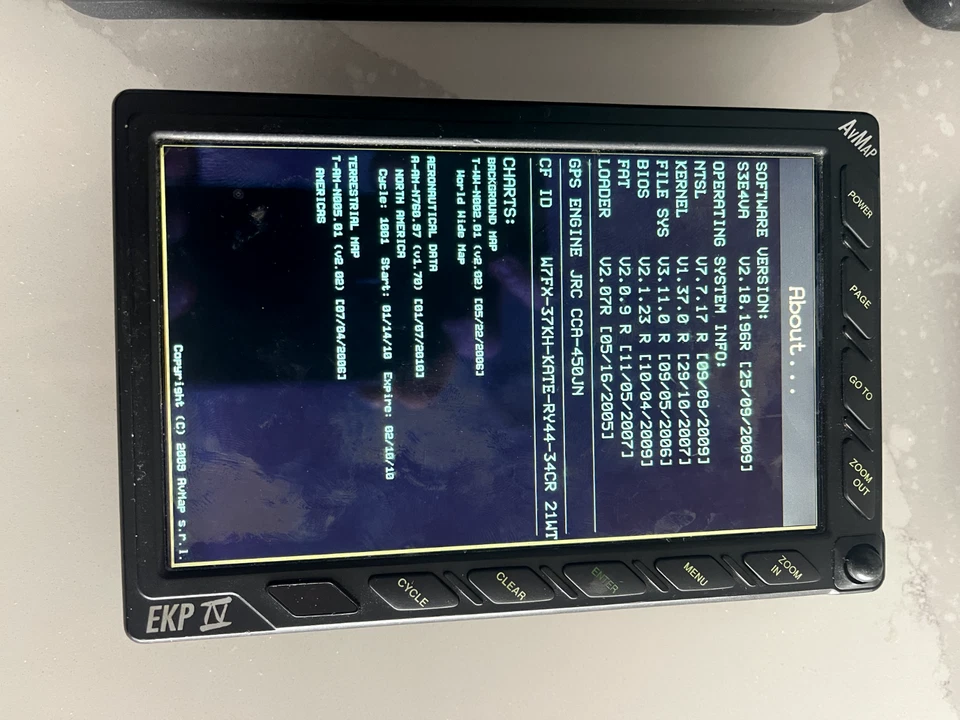 AvMap EKP IV Aviation GPS w/Terrain - Image 2 of 3