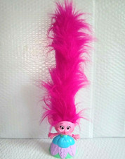 Hasbro Trolls HAIR IN THE AIR POPPY 17IN Doll Pink Hair Lights Up Bends VIDEO