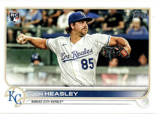 Jon Heasley Kansas City Royals 2022 Topps Rookie Card