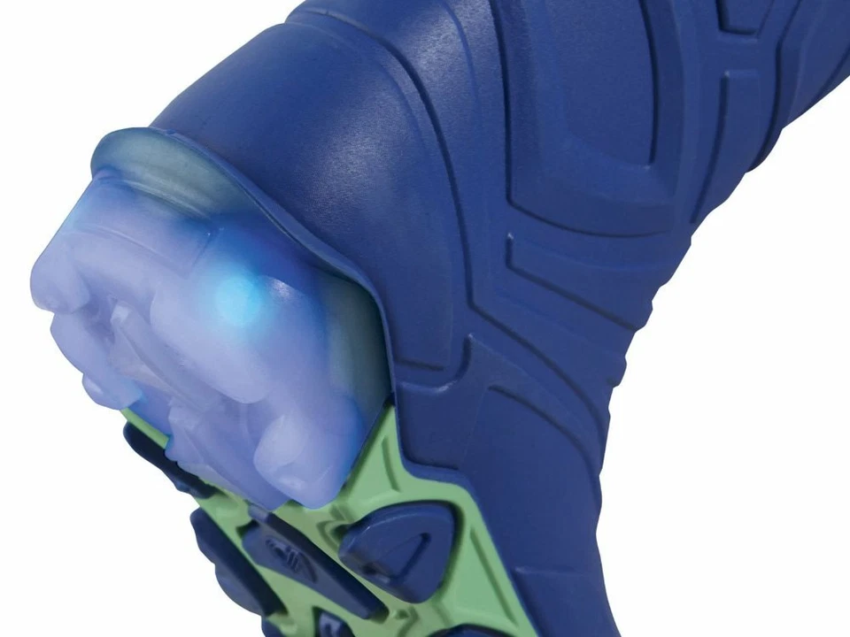 LUPILU Kleinkinder Jungen Blinkstiefel Regenstiefel Stiefel Blau/Grün Gr. 22/23 - Bild 3 von 4