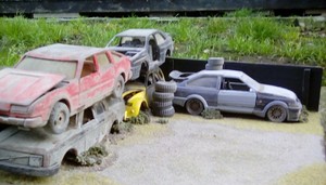 Abandoned Barn Find 1 36 Diorama Diecast Sierra Cosworth Rover
