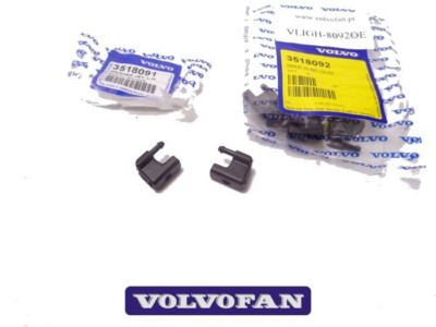 Washer nozzle, Headlight cleaning, right and left, kit. 2 pc. VOLVO 740 760 780