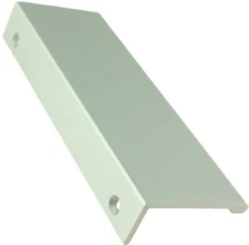 (5 Pack) 4-3/4 inch Tab Finger Pull with Ridge Aluminum