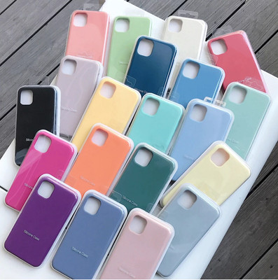  Liquid Silicone Case For iPhone 12-13 Pro Max, X/XR/Xs Max, 7/8/SE2 7/8p Case