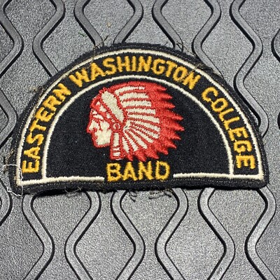 Eastern Washington College Band SHOULDER PATCH Qty Avail. 2P  4  x 2.75 