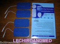 4 Replacement Electrode Pads For Top Tens Units 2 X 3.5 Inch Blue Cloth 4 Replacement Electrode Pads For Top Tens Units 2 X 3.5 Inch Blue Cloth