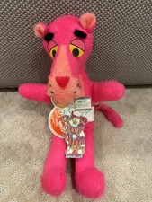VINTAGE 1960s/70s 16 INCH MIGHTY STAR LTD PINK PANTHER PLUSH RARE SEE PICS