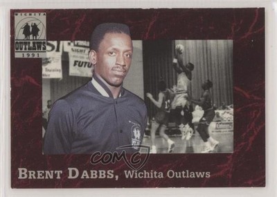 1991-92 Wichita Outlaws Brent Dabbs #3 0q3