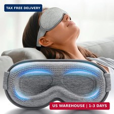 Weighted Eye Mask for Sleeping - 3D Blackout Sleep Mask for Women Men, Zero Eye