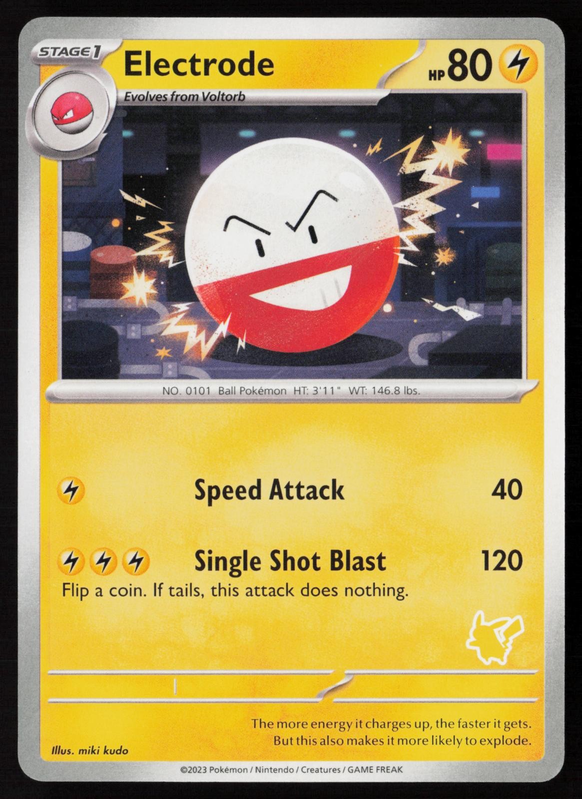 Electrode My First Battle Pokemon NM