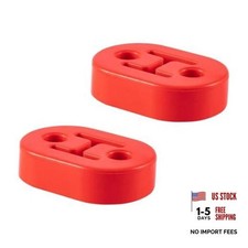 Exhaust Rubber Hanger Rubber Muffler Hangers. Rubber Insulator Red-2pcs Exhaust Rubber Hanger Rubber Muffler Hangers. Rubber Insulator Red-2pcs