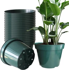 DAPERCI RooTrimmer 8 inches Nursery Pot Plant Grow Sturdy Flower pots in Bulk Pr