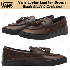 Vans Loafer Leather Brown Black BILLYS Exclus...