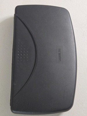 Vintage Laserline Flip Disc 24-CD Hard Shell Storage Case Black 