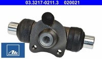 ATE 03.3217-0211.3 Radbremszylinder Zylinder Radbremse Hinterachse Hinten