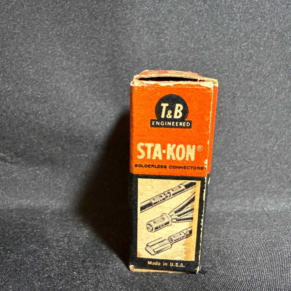 Boîte De 20 épissures Culottes Non Isolées Thomas & Betts Sta-Kon 2E-6 - Pour Câbles #6-#5 AWG