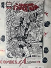 AMAZING SPIDER-MAN 1 Marvel 2018 Larsen 1:2000 Sketch Variant HTF HIGH GRADE