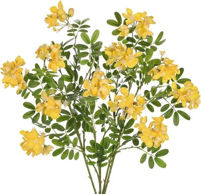 Briful Künstliche Cassia Javanica Blumen 3er-Set   75 cm Lange Kunstblumen Wie