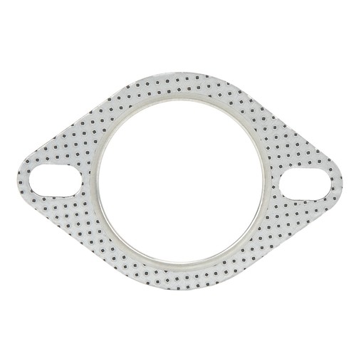 Down Pipe Gasket Exhaust Flange Gasket Heat Resistant Reinforced Steel 2 Holes - Picture 11 of 12