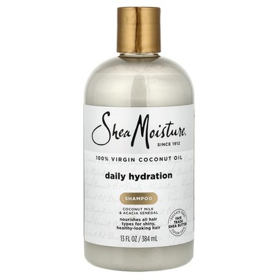 100% Virgin Coconut Oil, Daily Hydration Shampoo, For All Hair Types, 13 fl oz