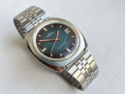 1970s Fortis  Electron Beat  Watch, cal ESA9154 Date, Fully Serviced  (ref 1935)