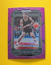 2023 Panini Draft Picks Jakobe Walter 27 Purple Wave Prizm  Ja'Kobe 
