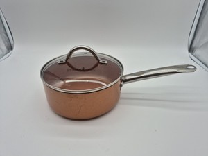 COPPER CHEF Pan 2 Qt with Glass Lid~ S1