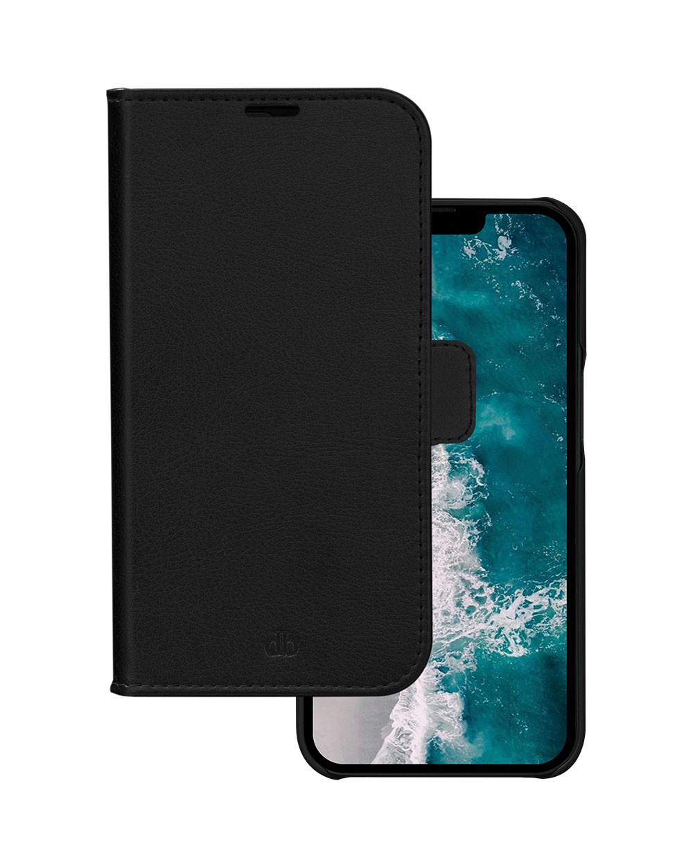 Coque pour iPhone 14 folio 2 en 1 Stockholm étui portefeuille amovible en cuir