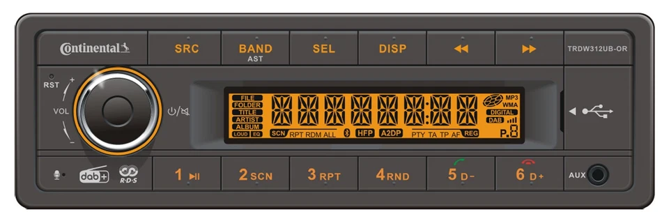 Continental Bluetooth MP3 USB DAB Autoradio für Renault Megane 3 Quadlock 09-14 - Bild 2 von 4