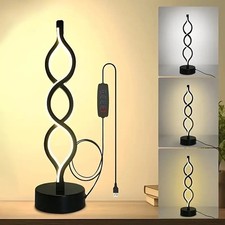 LED Table Lamp Dimmable Bedside Desk Nightstand Lamp Touch Control Lamp Modern