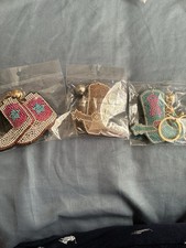 Dazzled Key Chains Set Of 3 cowgirl Boots 
