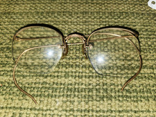 Antique Wire Rim bi-focal eye glasses