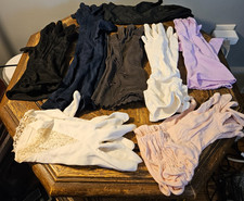 Vintage Women's Gloves Lot of 8 Driving Dress, long and short