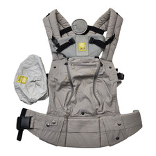 Lille Baby Complete 6 In 1 Carrier Black/Grey Ergonomic Support Shade Hood